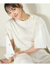 RENU/マカロンカラーアソートロゴTシャツ ROPE' PICNIC ロペピクニック トップス カットソー・Tシャツ ホワイト ベージュ ブルー ピンク[Rakuten Fashion]