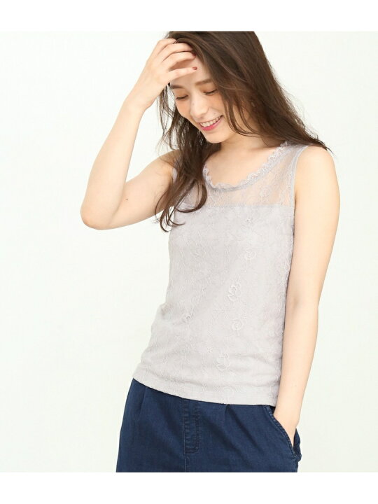 楽天市場】【SALE／47%OFF】前後2WAYレースタンクトップ ROPE