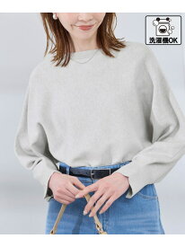 【SALE／22%OFF】【洗濯機OK】ラメ混ドルマンニットプルオーバー ROPE' PICNIC ロペピクニック トップス ニット グレー イエロー ブラック ピンク【RBA_E】[Rakuten Fashion]