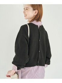 【SALE／18%OFF】ショート丈ニットカーディガン/パチパチしにくい・洗濯機OK・2WAY ROPE' PICNIC ロペピクニック トップス カーディガン ブラック グレー ホワイト ブルー ピンク【RBA_E】[Rakuten Fashion]