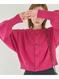 【SALE／28%OFF】ショート丈ニットカーディガン/パチパチしにくい・洗濯機OK・2WAY ROPE' PICNIC ロペピクニック トップス カーディガン ブラック グレー ホワイト ブルー ピンク【RBA_E】[Rakuten Fashion]