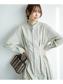 【SALE／20%OFF】ウエストタックワンピース ROPE' PICNIC ロペピクニック ワンピース・ドレス ワンピース ネイビー ベージュ カーキ【RBA_E】【送料無料】[Rakuten Fashion]