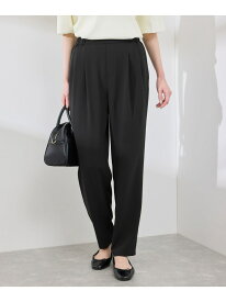 【イージーケア】ジョーゼットスラックスパンツ/セットアップ対応 ROPE' PICNIC ロペピクニック パンツ その他のパンツ ブラック ネイビー ブラウン【送料無料】[Rakuten Fashion]