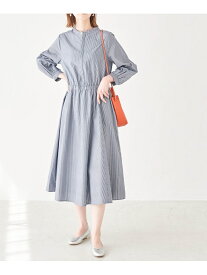 【SALE／20%OFF】ストライプワンピース ROPE' PICNIC ロペピクニック ワンピース・ドレス ワンピース ネイビー ブルー パープル【RBA_E】【送料無料】[Rakuten Fashion]