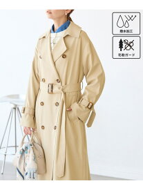 【SALE／50%OFF】撥水加工・花粉ガード/トレンチコート ROPE' PICNIC ロペピクニック ジャケット・アウター トレンチコート ネイビー ベージュ【RBA_E】【送料無料】[Rakuten Fashion]