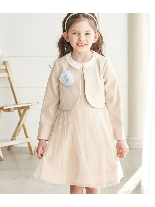 楽天市場 Sale 10 Off Rope Picnic Kids ドットチュールボレロ ワンピースセットアップ Rope Picnic ロペピクニック ワンピース ワンピースその他 ベージュ Rba E 送料無料 Rakuten Fashion Rope Picnic ロペピクニック