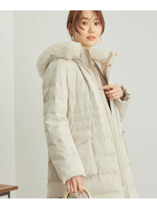 楽天市場】【SALE／65%OFF】ファー付きダウンコート ROPE