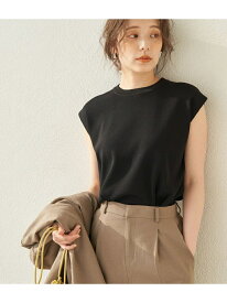 【接触冷感・UVカット】ゼロスリーブニットプルオーバー ROPE' PICNIC ロペピクニック ニット ニットその他 ブラック ホワイト ベージュ ブルー ピンク オレンジ[Rakuten Fashion]