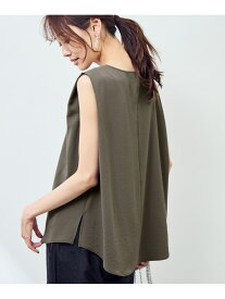 【SALE／50%OFF】ジョーゼット肩タックブラウス/セットアップ対応 ROPE' PICNIC ロペピクニック トップス シャツ・ブラウス ネイビー ブラック カーキグリーン【RBA_E】[Rakuten Fashion]