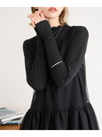 シアーカットプチハイネックプルオーバー ROPE' PICNIC ロペピクニック トップス カットソー・Tシャツ ブラック ホワイト グリーン オレンジ[Rakuten Fashion]