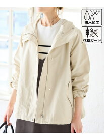 【SALE／10%OFF】【花粉ガード・撥水加工】ベーシックマウンテンパーカー スプリングコート ROPE' PICNIC ロペピクニック ジャケット・アウター マウンテンパーカー ベージュ ネイビー ホワイト カーキグリーン【RBA_E】【送料無料】[Rakuten Fashion]