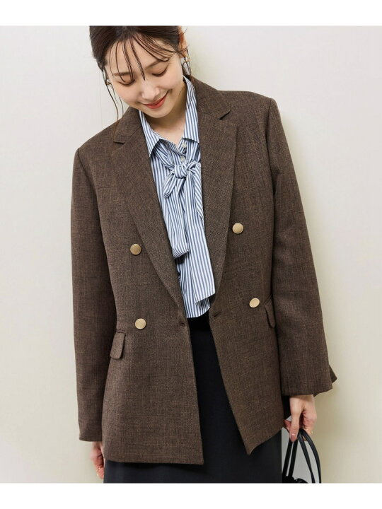 楽天市場】【SALE／55%OFF】スリートーンツイードジャケット 