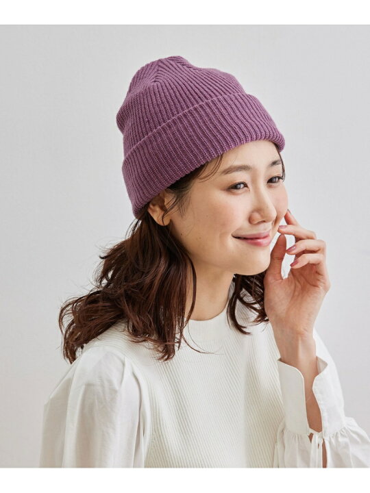楽天市場 Sale 50 Off リサイクルショートニットワッチ Rope Picnic Passage ロペピクニック 帽子 ヘア小物 ニット帽 ビーニー パープル ブラック ホワイト グリーン Rba E Rakuten Fashion Rope Picnic ロペピクニック