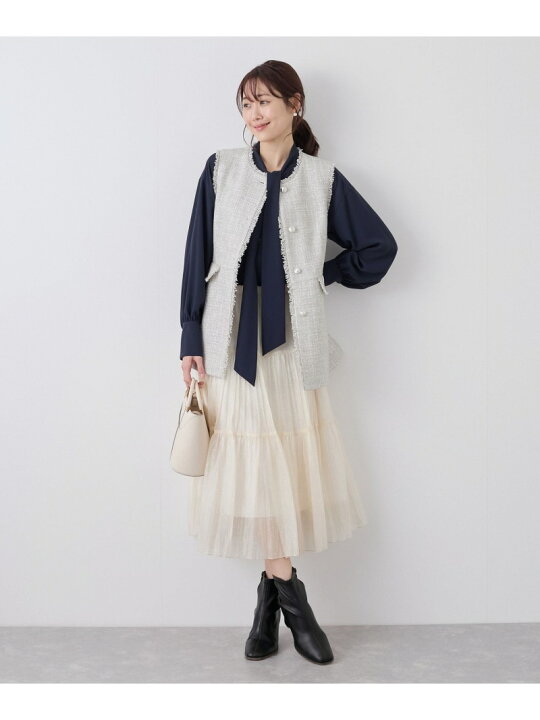 楽天市場】【SALE／40%OFF】セレモニー・通勤対応/ツイードジレベスト  