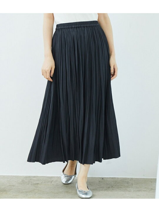 楽天市場】【SALE／49%OFF】シャイニープリーツロングスカート ROPE 
