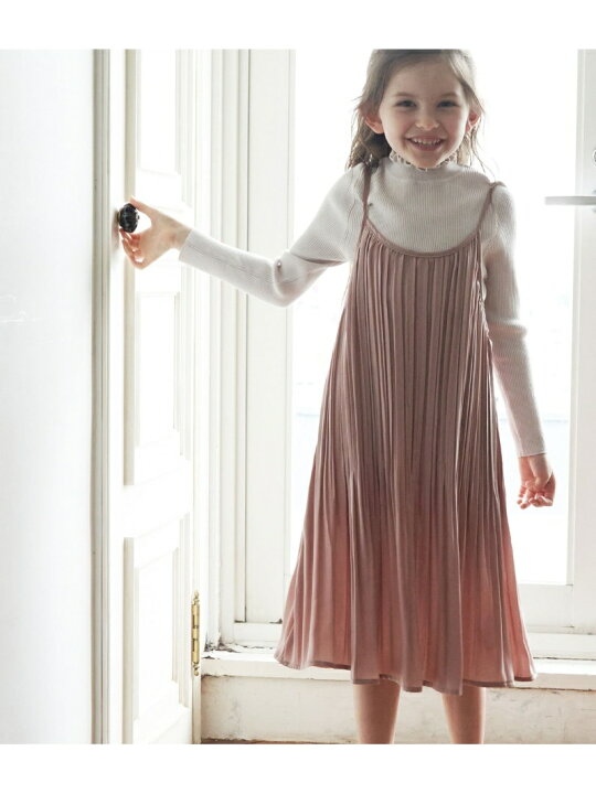 楽天市場 Sale 33 Off Rope Picnic Kids プリーツキャミソールワンピース Rope Picnic ロペピクニック ワンピース ワンピースその他 ピンク ブラック グレー グリーン Rba E Rakuten Fashion Rope Picnic ロペピクニック