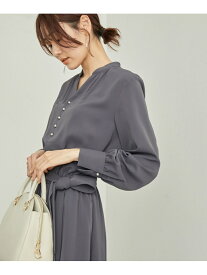 【SALE／30%OFF】多機能ワンピース/パールワンピース ROPE' PICNIC ロペピクニック ワンピース・ドレス ワンピース グレー ネイビー【RBA_E】【送料無料】[Rakuten Fashion]