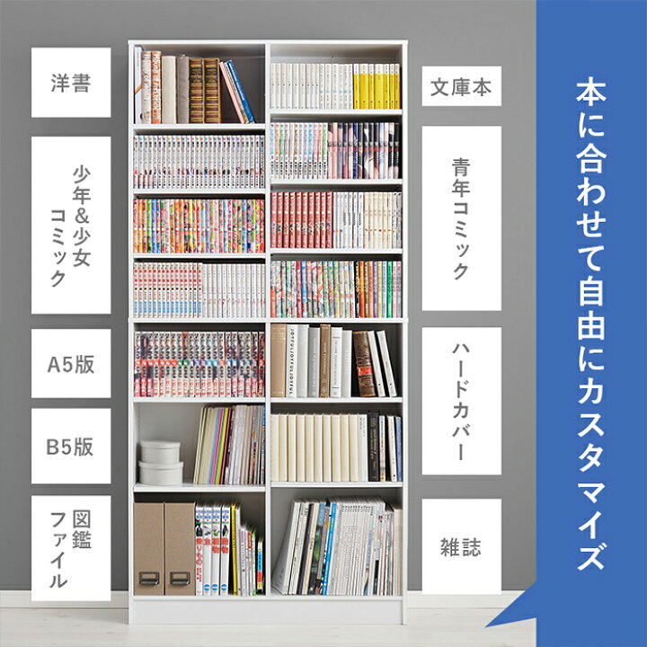 楽天市場】コミック本約800冊収納できる本棚 : テレ朝通販ロッピング 