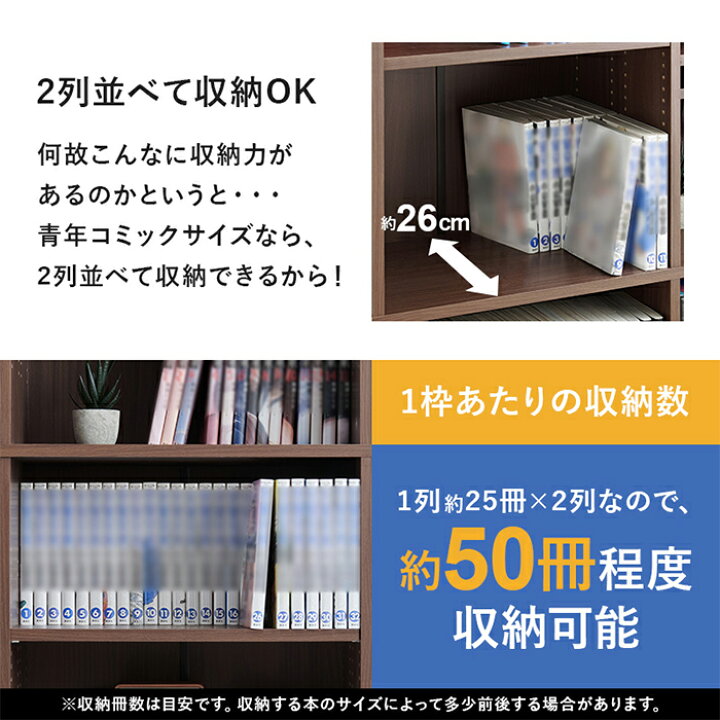 楽天市場】コミック本約800冊収納できる本棚 : テレ朝通販ロッピング 