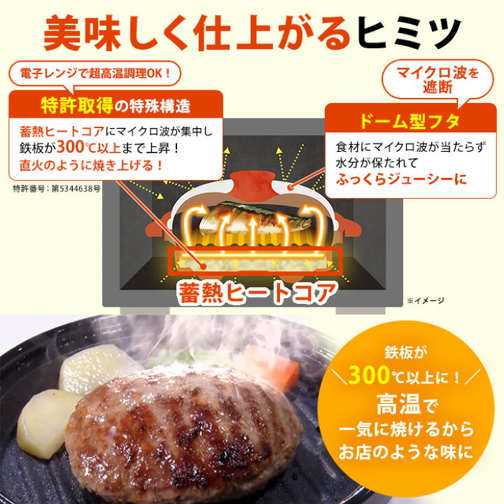 楽天市場】電子レンジ専用調理器レンジメート プロ ニッポンめしあがれ 
