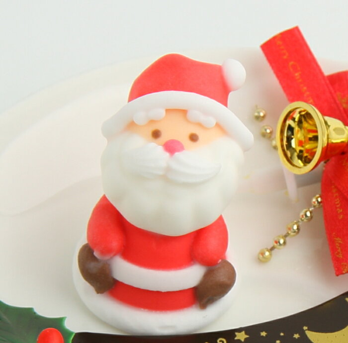 楽天市場 クリスマスケーキキット 飾り キット シュガー人形 サンタクロース ロリアン洋菓子店