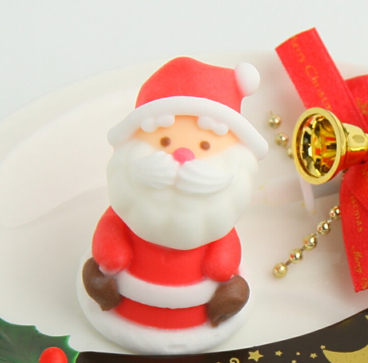 楽天市場 クリスマスケーキキット 飾り キット シュガー人形 サンタクロース 手づくり ロリアン洋菓子店