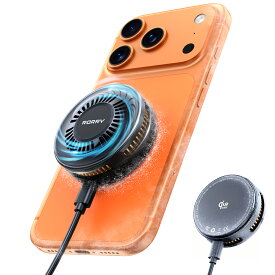 先着50名限定 60%OFF！【最強！Qi2.2認証 25W】RORRY magsafe充電器 スマホ冷却 ペルチェ素子 スマホ熱対策 ワイヤレス充電 急速充電25W iPhone17/16/Pixel 10に対応充電 急速 磁気 置くだけ マグネット式 コンパクト 父の日 プレゼント USB-C Z110