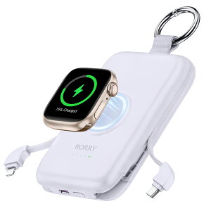 �_�ő�300�~OFF�^�ySNS�b�蕦�� �y�V1�ʁ��A����܁zRORRY ���o�C���o�b�e���[ Apple Watch �[�d�� USB-C �P�[�u������ �A�b�v���E�H�b�`�[�d ���^ �y�� ���~�j �}���[�d iphone�����[�d For Apple Watch �S