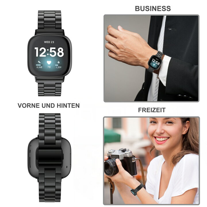 楽天市場】Fitbit Versa4/Versa3 バンド/Fitbit Sense2/Senseバンド 