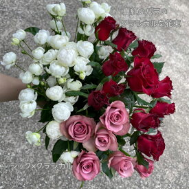バラの花束 バラの花　送料無料　赤いバラ　　贈り物　記念日　誕生日　プロポーズ　送料無料　赤いバラ　結婚記念日　還暦 6200円 花言葉 情熱 愛情 産地直送 新鮮　プレゼント