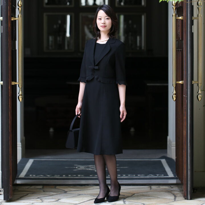 楽天市場】ブラックフォーマル 夏用 レディース 喪服 礼服 ロング丈  
