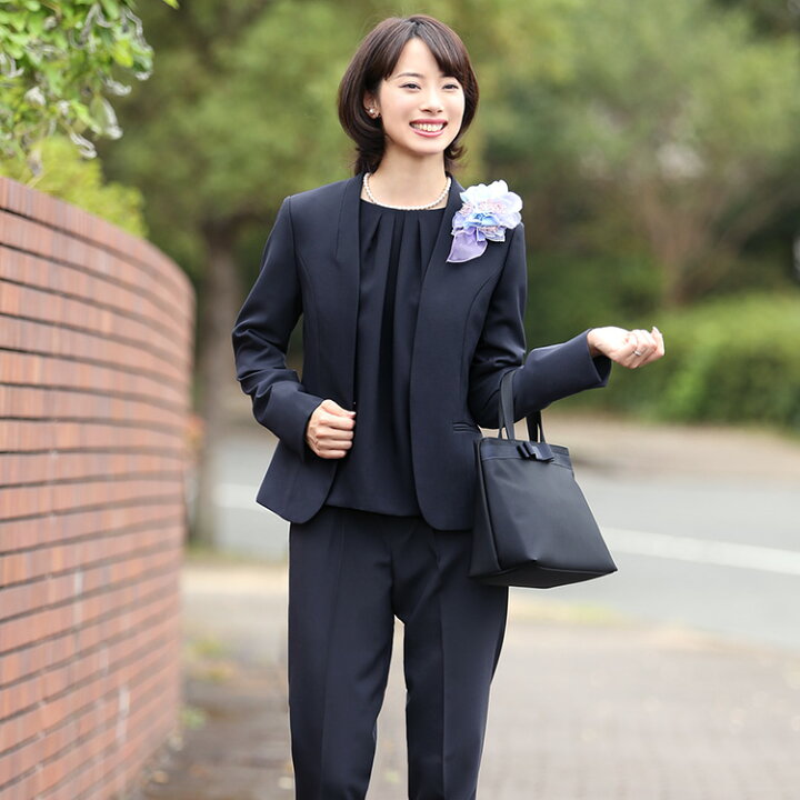 楽天市場】テーパードパンツ レディース 秋冬 スーツ パンツ 入園式  