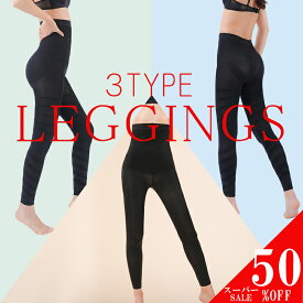 土日限定＼50%OFFxP5倍／ 着圧レギンス 着圧スパッツ 着圧タイツ 着圧 加圧 強圧 レギンス スパッツ タイツ ハイウエスト 補正下着 美脚 美尻 骨盤 お腹 引き締め 脚痩せ 細見え 寝るとき用 苦しくない 産後 ダイエット フィットネス ヨガ 夏用 レディース