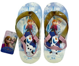 訳あり サンダル 7511 ディズニー アナと雪の女王 ビーチサンダル アナ雪 プリンセス Disneyzone ディズニー靴 キッズサンダル ビーサン ディズニー キッズ 16〜19cm ディズニーグッズ プール