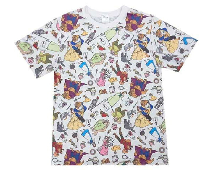 楽天市場 Tシャツ 美女と野獣 ベル Tシャツ 美女と野獣 オールスター総柄 ディズニープリンセス キャラクターグッズ ディズニーグッズ 110cm キャラクター雑貨 ネコポス対象品 Awds7276 ｒｏｓｅ ｃａｔ