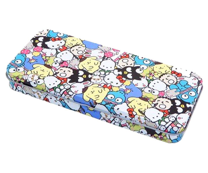 楽天市場 サンリオ 缶ペンケース フリーケース 缶ペンケース サンリオグッズ キャラクター 子供 ブリキ 文具 筆箱 鉛筆 Srst1656 ｒｏｓｅ ｃａｔ