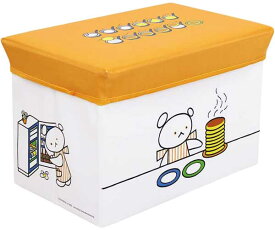 こぐまちゃんえほん おもちゃばこ ストレージBOX キャラクターストレージBOX ほっとけーき ホットケーキ BOX ボックス収納 おもちゃ箱+椅子 おもちゃばこ ストレージボックス キャラクターグッズ ティーズファクトリー 5542677HK
