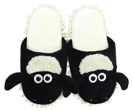 ひつじのショーン マイクロファイバースリッパ モップ付きスリッパ 室内 スリッパ ルームシューズ Shaun …