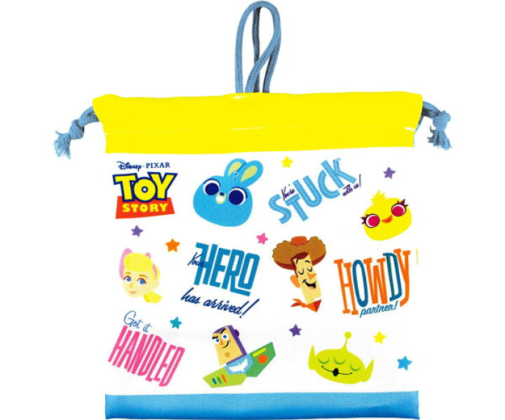 楽天市場 ネコポス対象品 ディズニー ピクサー トイストーリー 巾着 巾着袋 内ポケット付きフラット巾着 ディズニー Disney Pixar キャラクターグッズ Disneyzone ウッディ バズ ライトイヤー レックス フォーキー cm cm ts ｒｏｓｅ ｃａｔ