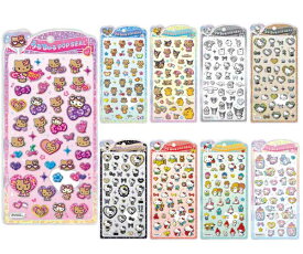うるちゅるポップシール シール 立体シール サンリオ Sanrio うるちゅる ぷっくり サンリオキャラクターズ ハローキティ ツインスターズ ポムポムプリン シナモロール クロミ ポチャッコ マイメロディ クラックス