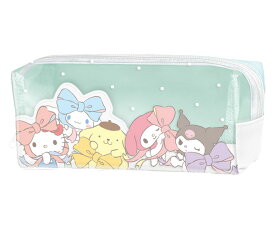 サンリオ BOXペンケース ペンポーチ ペンケース サンリオ キャラクターズ ハローキティ マイメロディ クロミ ポムポムプリン シナモロール Sanrio 筆箱 ポーチ マルチポーチ キャラクター雑貨 304418 カミオジャパン