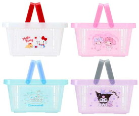 サンリオ バスケット Sanrio サンリオキャラクターズ ハローキティ マイメロディ シナモロール クロミ お風呂 収納ケース 収納 おもちゃ箱 お風呂グッズ 小物入れ サンリオ公式 113077 113115 113123 113131