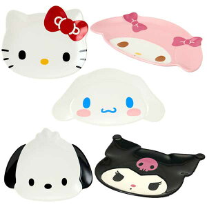 サンリオ フェイス形プレート プレート お皿 食器 ハローキティ マイメロディ シナモロール クロミ サンリオキャラクターズ Sanrio フルーツ デザート サンリオ公式 142263 142298 142336 142514 142492