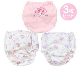 サンリオ マイメロディ キッズショーツ 3枚セット 女の子 Sanrio パンツ 下着 肌着 インナー 子供 幼稚園 サンリオ公式 154334 154369