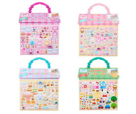 あそべるシールセット サンリオ ハローキティ シナモロール マイメロディ サンリオキャラクターズ ステッカー ケーキやさん おはなやさん ベーカリーカフェ シール サンリオ公式 154962 155209 155250 155306