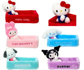 サンリオ マスコット付き小物入れ（角形） ハローキティ マイメロディ クロミ シナモロール ポチャッコ Sanrio 小物入れ キャラクターグッズ サンリオ公式 315320 315346 315354 315389 315371