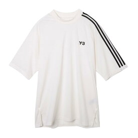 すぐに使える【2点で5％OFFクーポン】アディダス Tシャツ メンズ STRIPES SHORT SLEEVE TEE 半袖 ホワイト XLサイズ HZ8871-XL adidas