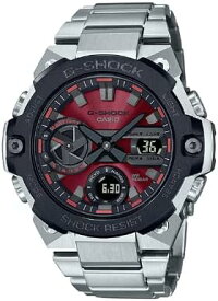 カシオ ジーショック 腕時計 メンズ G-STEEL シルバー レッド GST-B400AD-1A4 G-SHOCK CASIO 時計 G-STEEL