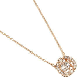 すぐに使える【2点で5％OFFクーポン】スワロフスキー SWAROVSKI ネックレス レディース 5272364 クリスタル ダンスラウンド Dance Round ローズゴールド 並行輸入品 プレゼント ギフト 実用的 かわいい 可愛い オシャレ おしゃれ