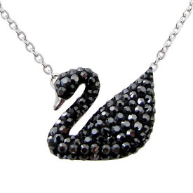 すぐに使える【2点で5％OFFクーポン】スワロフスキー SWAROVSKI ネックレス Iconic Swan ブラック 5347329 かわいい 可愛い オシャレ おしゃれ